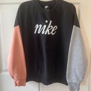 Nike color block sweatshirt